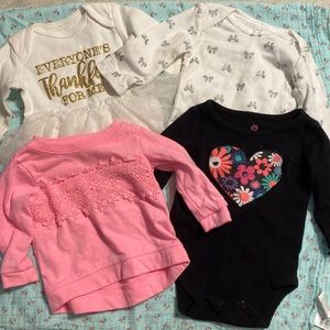 Lot of 4 3 months Tops/Bodysuits